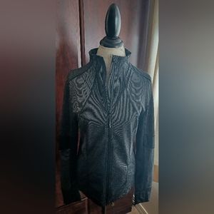 Womens Dark Grey fitness jacket